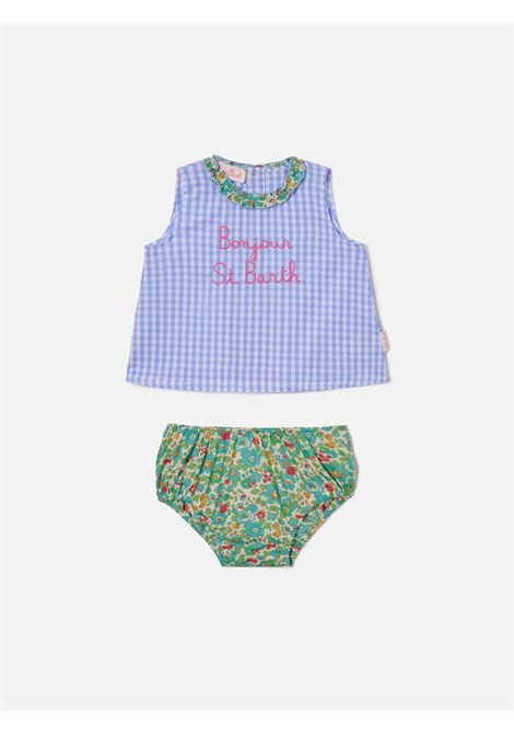 Completo con ricamo SAINT BARTH | ABB0002 ABBIE03254L COTTONVYC31BETSY56